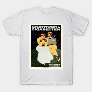 GRATHWOHL CIGARETTEN by Ludwig Hohlwein Vintage German Cigarettes Advertisement T-Shirt